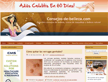 Tablet Screenshot of consejos-de-belleza.com